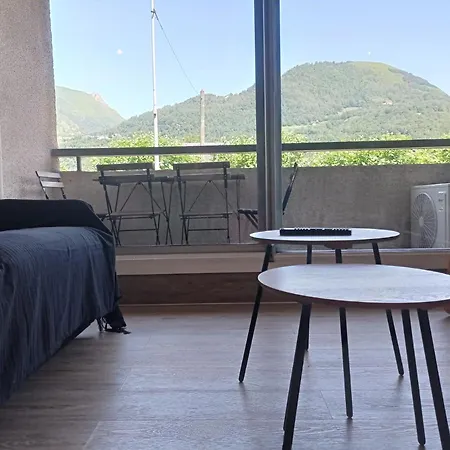+balcon Centre Vue Sur Montagne Apartamento Laruns